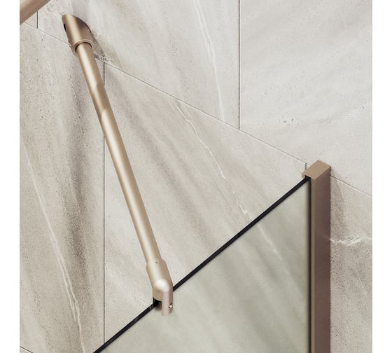 Шторка для ванны в широком профиле MaybahGlass MGV-91-2ш