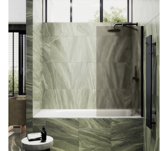 Шторка для ванны в широком профиле MaybahGlass MGV-75-6ш
