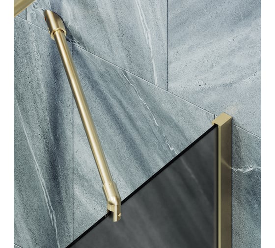 Шторка для ванны в широком профиле MaybahGlass MGV-86-3ш
