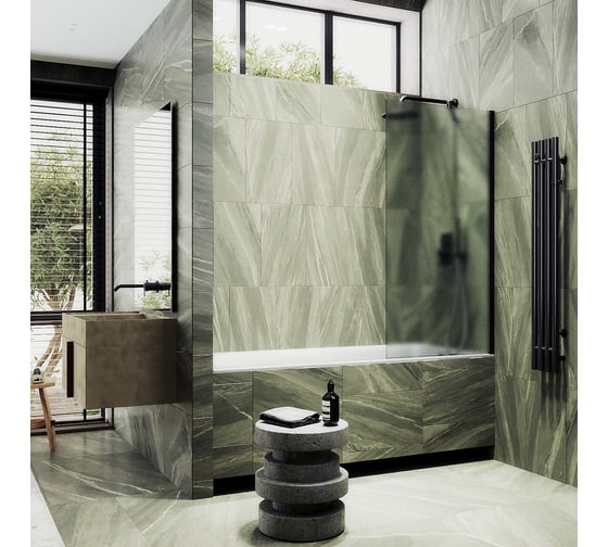Шторка для ванны в широком профиле MaybahGlass MGV-92-6ш