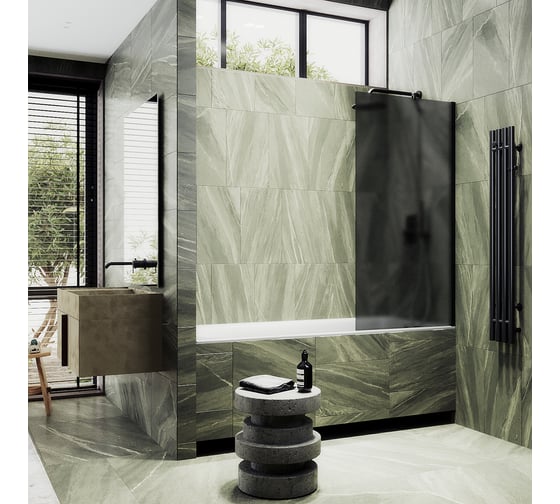 Шторка для ванны в широком профиле MaybahGlass MGV-88-6ш