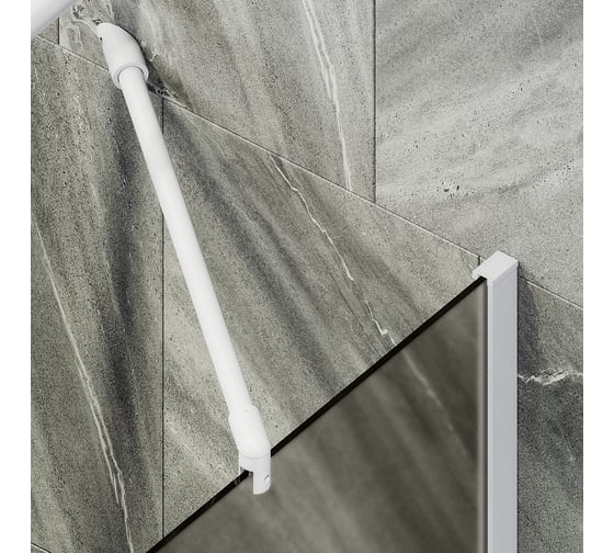 Шторка для ванны в широком профиле MaybahGlass MGV-77-1ш