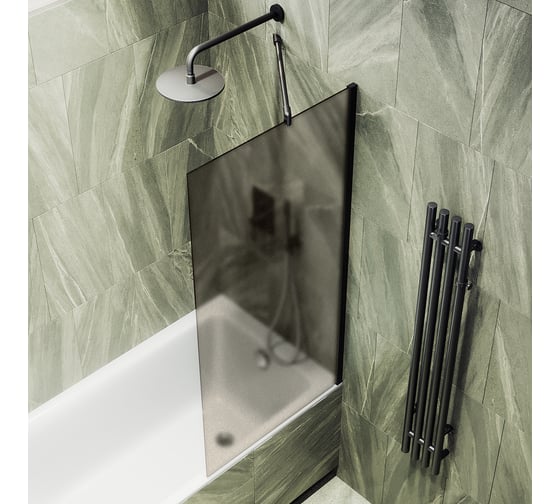Шторка для ванны в широком профиле MaybahGlass MGV-77-6ш
