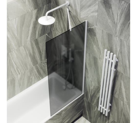 Шторка для ванны в широком профиле MaybahGlass MGV-89-1ш