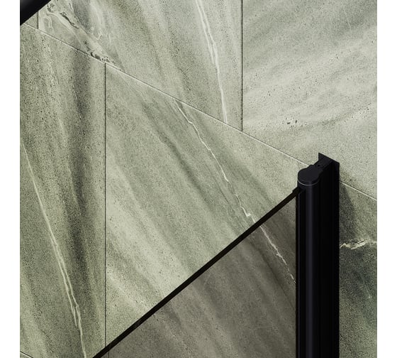 Шторка для ванной MaybahGlass поворотная на монопетле MGV-601-6