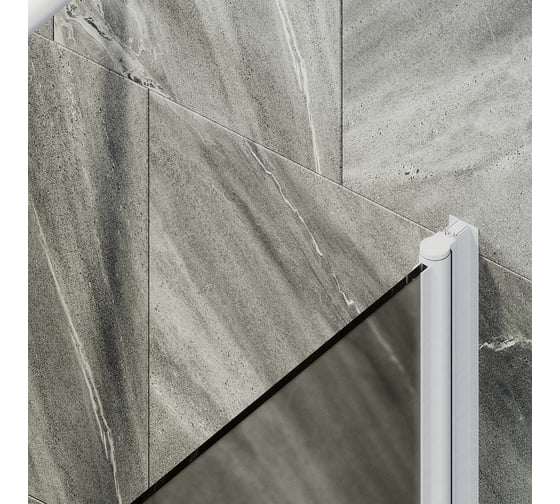 Шторка для ванной MaybahGlass поворотная на монопетле MGV-602-1