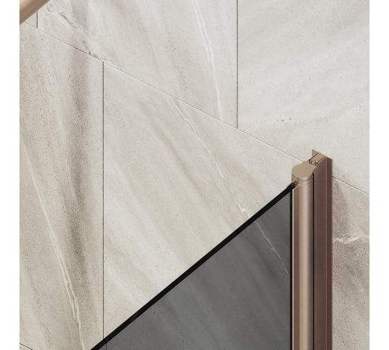 Шторка для ванной MaybahGlass поворотная на монопетле MGV-603-2