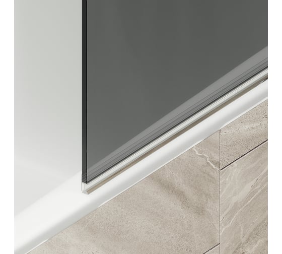 Шторка для ванной MaybahGlass поворотная на монопетле MGV-603-2