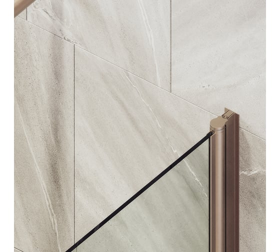 Шторка для ванной MaybahGlass поворотная на монопетле MGV-597-2