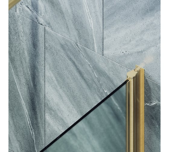 Шторка для ванной MaybahGlass поворотная на монопетле MGV-605-3