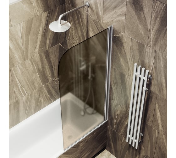 Шторка для ванной MaybahGlass поворотная на монопетле MGV-602-5