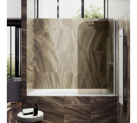 Шторка для ванной MaybahGlass поворотная на монопетле MGV-602-5