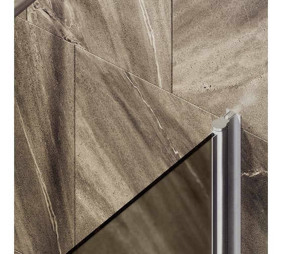 Шторка для ванной MaybahGlass поворотная на монопетле MGV-602-5