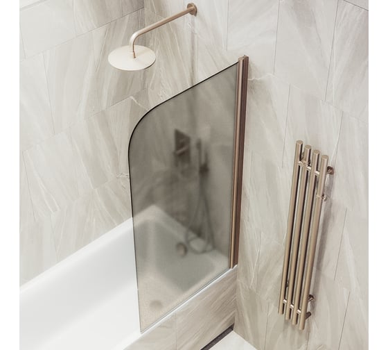 Шторка для ванной MaybahGlass поворотная на монопетле MGV-602-2