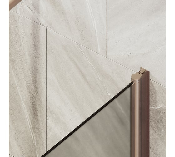 Шторка для ванной MaybahGlass поворотная на монопетле MGV-602-2