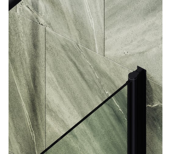 Шторка для ванной MaybahGlass поворотная на монопетле MGV-600-6