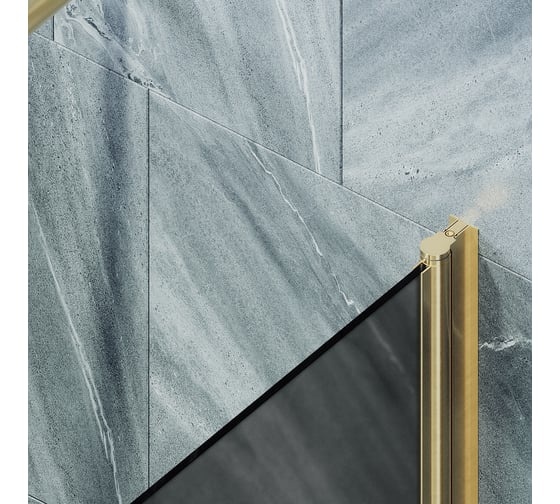 Шторка для ванной MaybahGlass поворотная на монопетле MGV-624-3