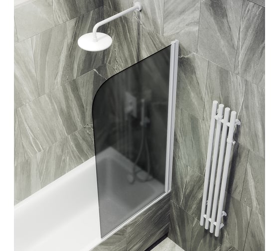 Шторка для ванной MaybahGlass поворотная на монопетле MGV-624-1