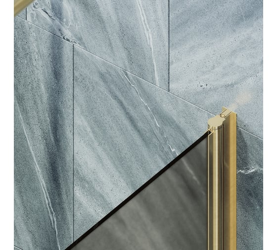 Шторка для ванной MaybahGlass поворотная на монопетле MGV-617-3