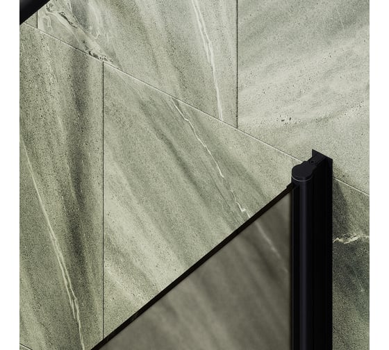 Шторка для ванной MaybahGlass поворотная на монопетле MGV-625-6