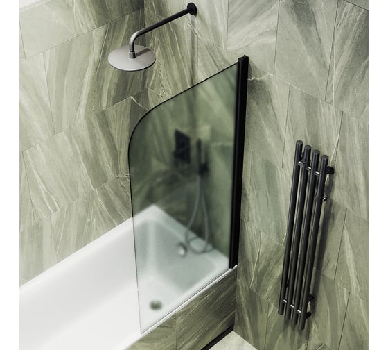 Шторка для ванной MaybahGlass поворотная на монопетле MGV-621-6