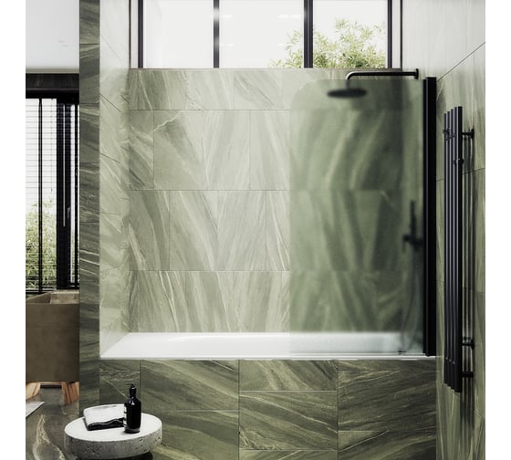 Шторка для ванной MaybahGlass поворотная на монопетле MGV-621-6