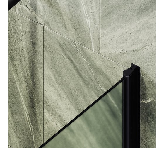 Шторка для ванной MaybahGlass поворотная на монопетле MGV-621-6