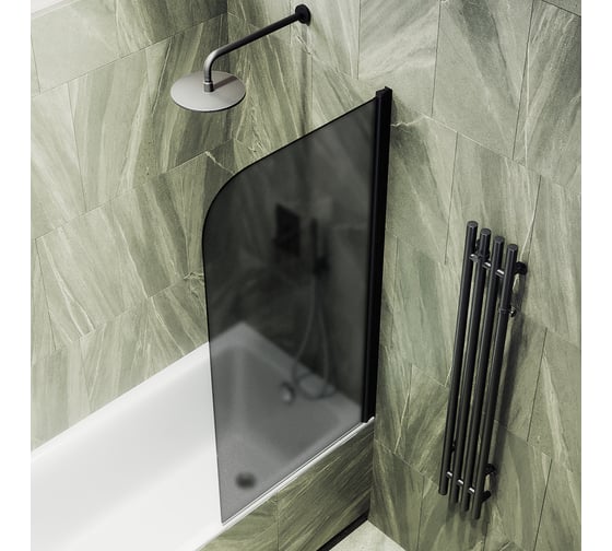 Шторка для ванной MaybahGlass поворотная на монопетле MGV-624-6