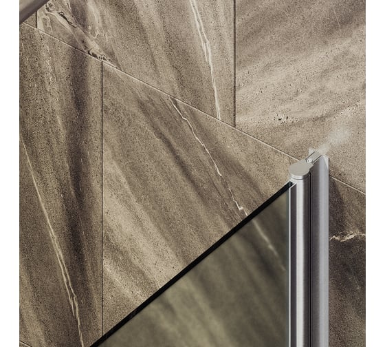 Шторка для ванной MaybahGlass поворотная на монопетле MGV-621-5