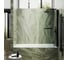 Шторка поворотная на монопетле MaybahGlass 1400х600 6 мм Сатин +Полотенцедержатель MGV-781-6 1