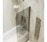 Шторка поворотная на монопетле MaybahGlass 1400х700 6 мм Бронза +Полотенцедержатель MGV-783-2 2