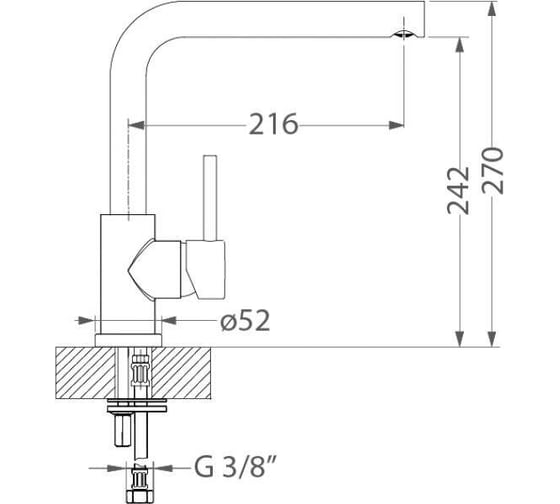 Смеситель для мойки ALVEUS FLUID MONARCH COOPER 1122719