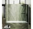 Шторка поворотная на монопетле MaybahGlass 1400х800 6 мм Сатин +Полотенцедержатель MGV-793-6 1