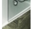 Шторка поворотная на монопетле MaybahGlass 1400х800 6 мм Сатин +Полотенцедержатель MGV-793-6 5