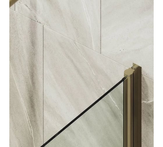 Шторка поворотная на монопетле MaybahGlass 1400х800 6 мм Бесцветное +Полотенцедержатель MGV-788-2