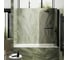 Шторка поворотная на монопетле MaybahGlass 1400х800 6 мм Бронза матовая +Полотенцедержатель MGV-790-6 1