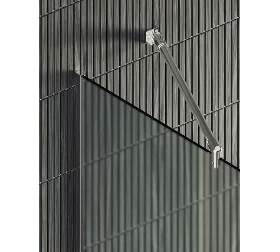 Душевая перегородка MaybahGlass в узком профиле, 1950х790 мм, стекло сатин 8 мм, MGD-700-5у