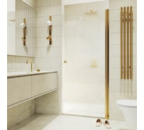 Душевая дверь MaybahGlass на монопетле, 1980х800 мм, стекло сатин 6 мм MGD-808-3