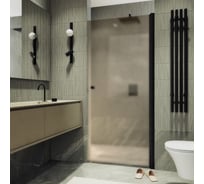 Душевая дверь MaybahGlass на монопетле, 1980х900 мм, стекло бронза матовая 6 мм, MGD-811-6