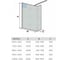 Душевое ограждение Weltwasser WW400 90G+30G (900+300)х1850 мм 10000002947 2