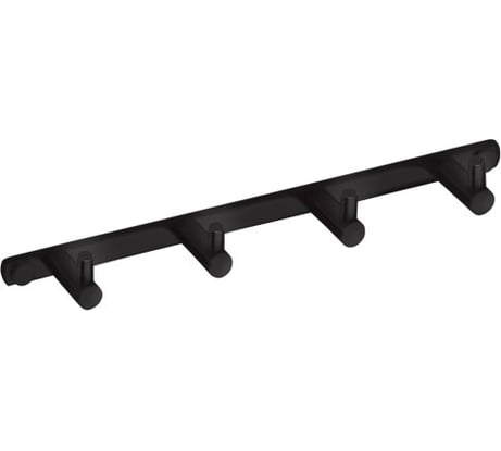Планка с 4-мя крючками BEMETA Dark 104606100