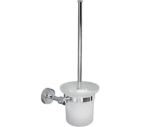 Держатель ерша со стеклом Elvan хром С5511