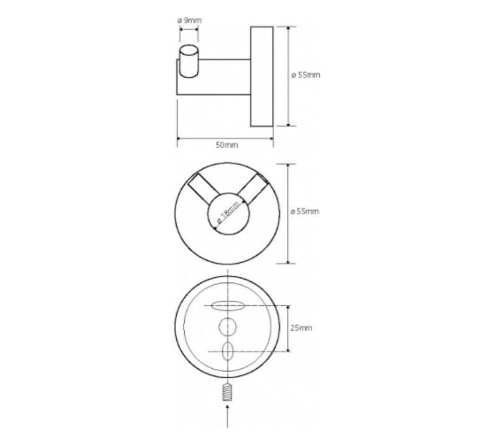 Двойной крючок BEMETA NEO 104106035