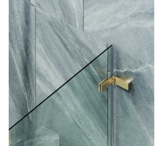 Шторка поворотная на петлях MaybahGlass 1400х405, 6 мм бесцветное MGV-644-3