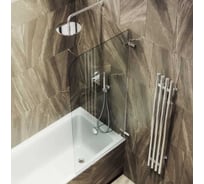 Шторка поворотная на петлях MaybahGlass 1400х405 6 мм бесцветное MGV-644-4