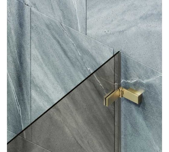 Шторка поворотная на петлях MaybahGlass 1400х705 6 мм бронза MGV-651-3