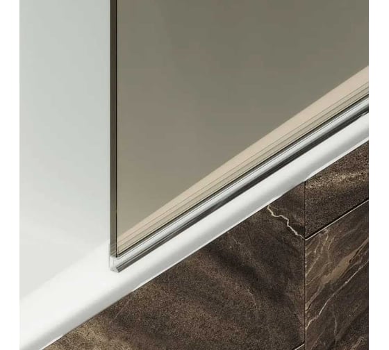Шторка поворотная на петлях MaybahGlass 1400х705 6 мм бронза MGV-651-4