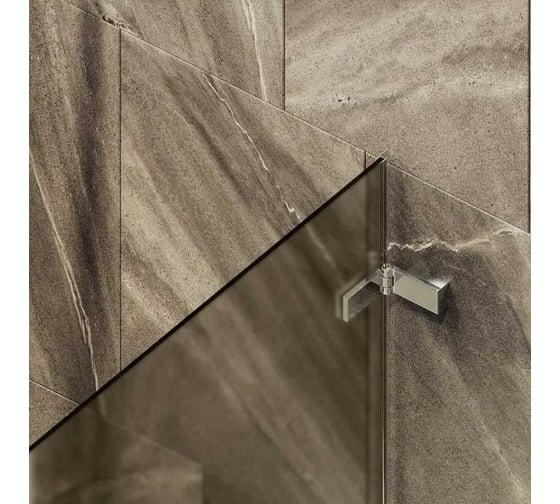 Шторка поворотная на петлях MaybahGlass 1400х705 6 мм бронза матовая MGV-652-4