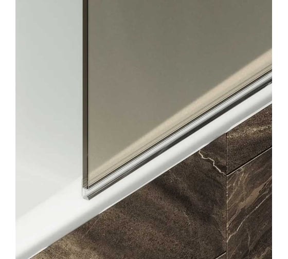 Шторка поворотная на петлях MaybahGlass 1400х705 6 мм бронза матовая MGV-652-4