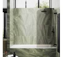 Шторка поворотная на петлях MaybahGlass 1400х705 6 мм бронза матовая MGV-652-6